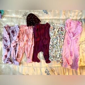 Bundle of Six Newborn Clothing Items